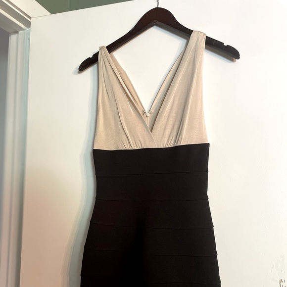 Black and Beige Dress - Picture 1 of 3